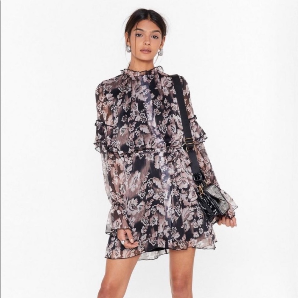 Nasty Gal ‘ We Grow Regrets’ Floral Mini Dress